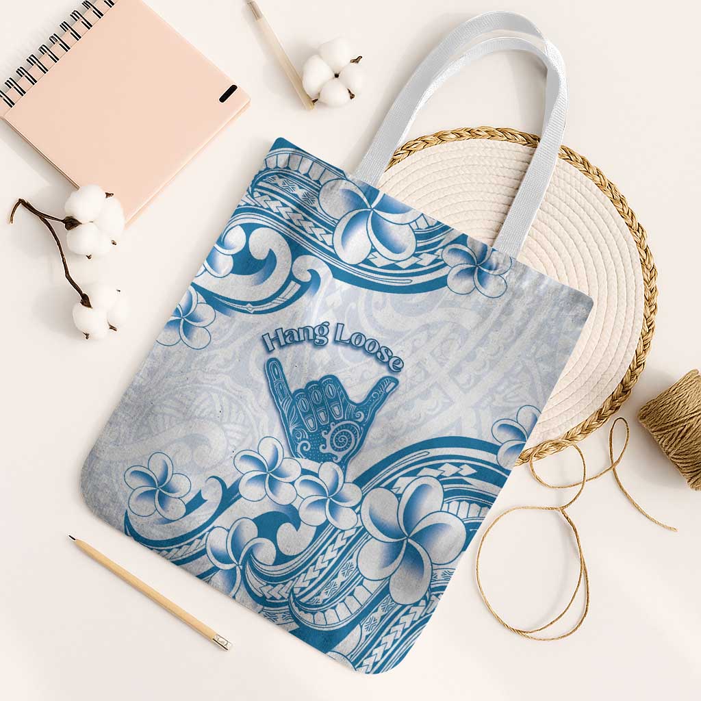 Aloha Hawaii Shaka Tote Bag Hang Loose Blue Version - Polynesian Pride