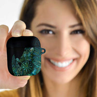 New Zealand Dart AirPods Case Maori Fern With Paua Shell - Polynesian Pride