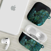 New Zealand Dart AirPods Case Maori Fern With Paua Shell - Polynesian Pride