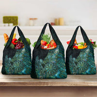 New Zealand Dart Grocery Bag Maori Fern With Paua Shell - Polynesian Pride