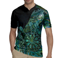 Personalised New Zealand Dart Rugby Jersey Maori Fern With Paua Shell - Polynesian Pride