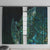 New Zealand Dart Window Curtain Maori Fern With Paua Shell - Polynesian Pride
