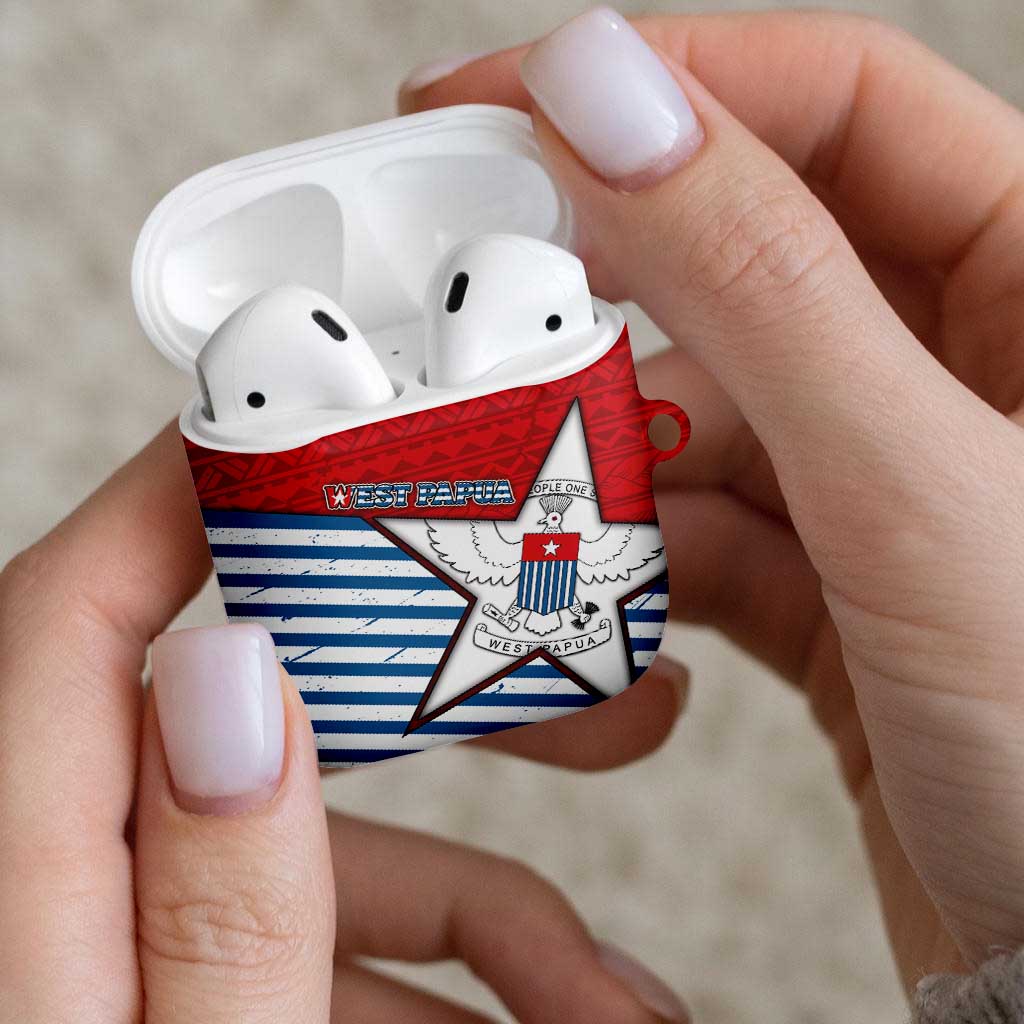 West Papua Morning Star AirPods Case One People One Soul - Polynesian Pride