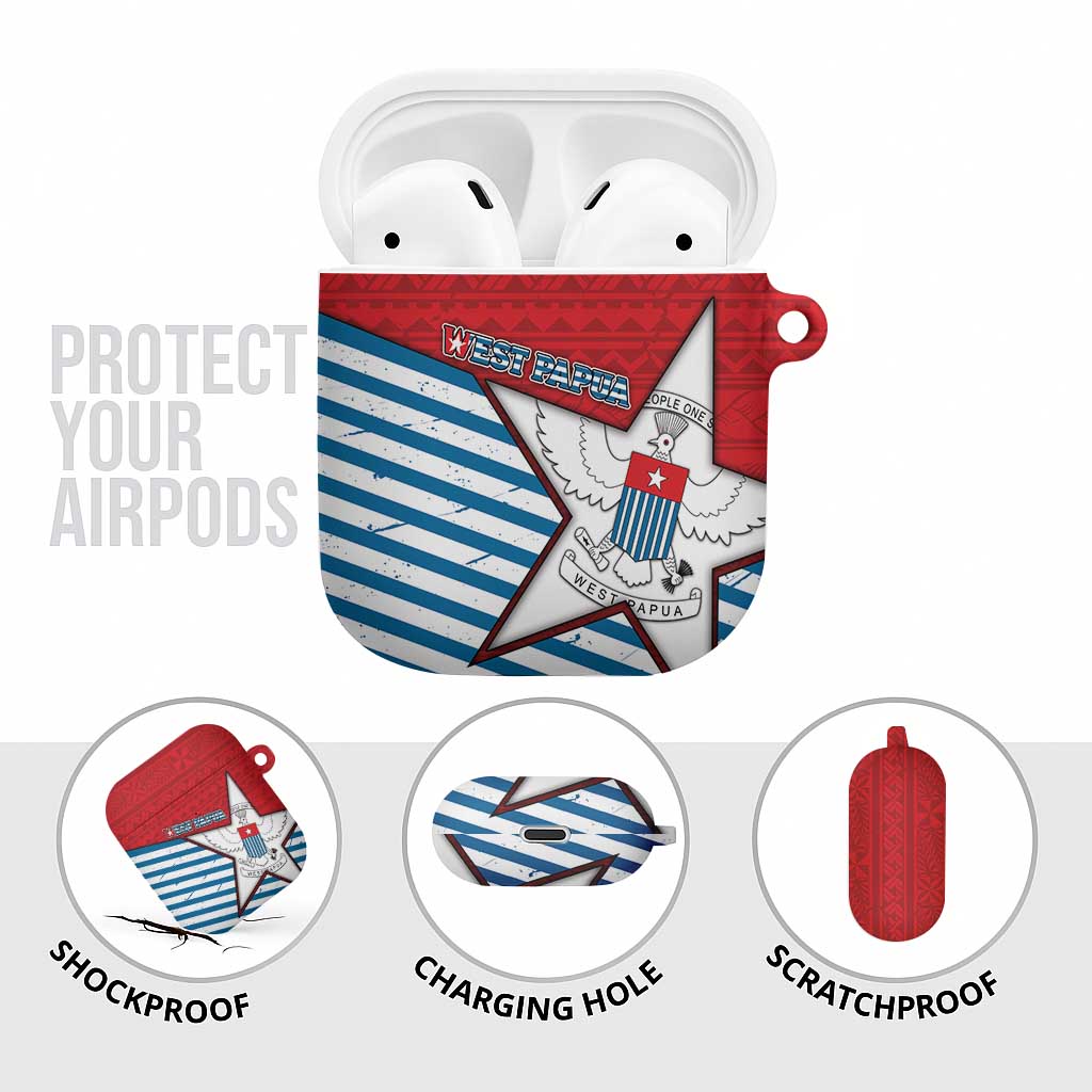 West Papua Morning Star AirPods Case One People One Soul - Polynesian Pride