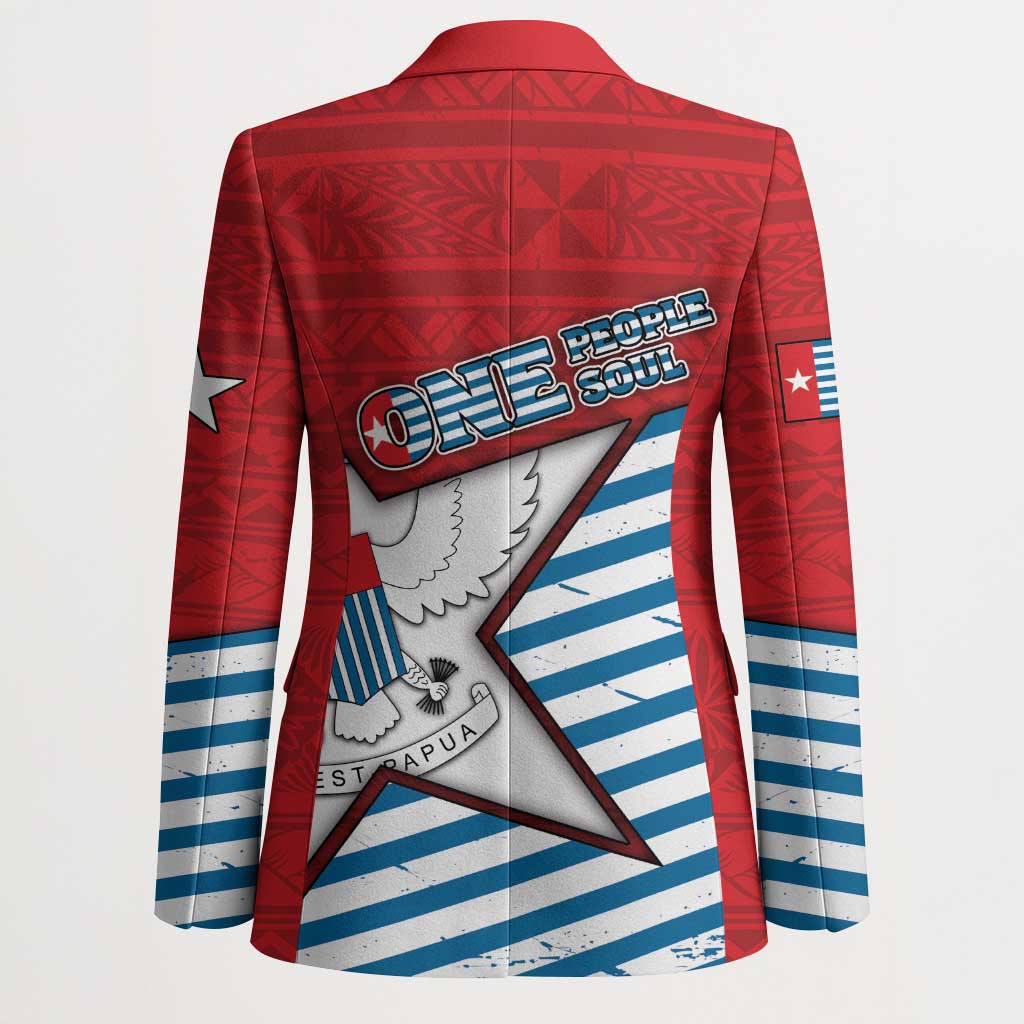 West Papua Morning Star Blazer One People One Soul - Polynesian Pride