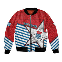 West Papua Morning Star Bomber Jacket One People One Soul - Polynesian Pride