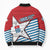 West Papua Morning Star Bomber Puffer Jacket One People One Soul - Polynesian Pride