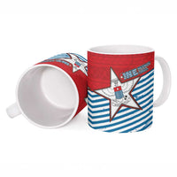 West Papua Morning Star Ceramic Mug One People One Soul - Polynesian Pride