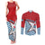 West Papua Morning Star Couples Matching Tank Maxi Dress and Long Sleeve Button Shirt One People One Soul - Polynesian Pride