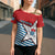 West Papua Morning Star Cross Shoulder Shirt One People One Soul - Polynesian Pride