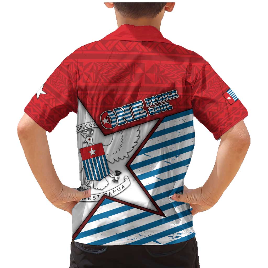 West Papua Morning Star Family Matching Mermaid Dress and Hawaiian Shirt One People One Soul DT05 - Polynesian Pride