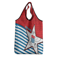 West Papua Morning Star Grocery Bag One People One Soul - Polynesian Pride