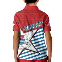 West Papua Morning Star Kid Polo Shirt One People One Soul - Polynesian Pride