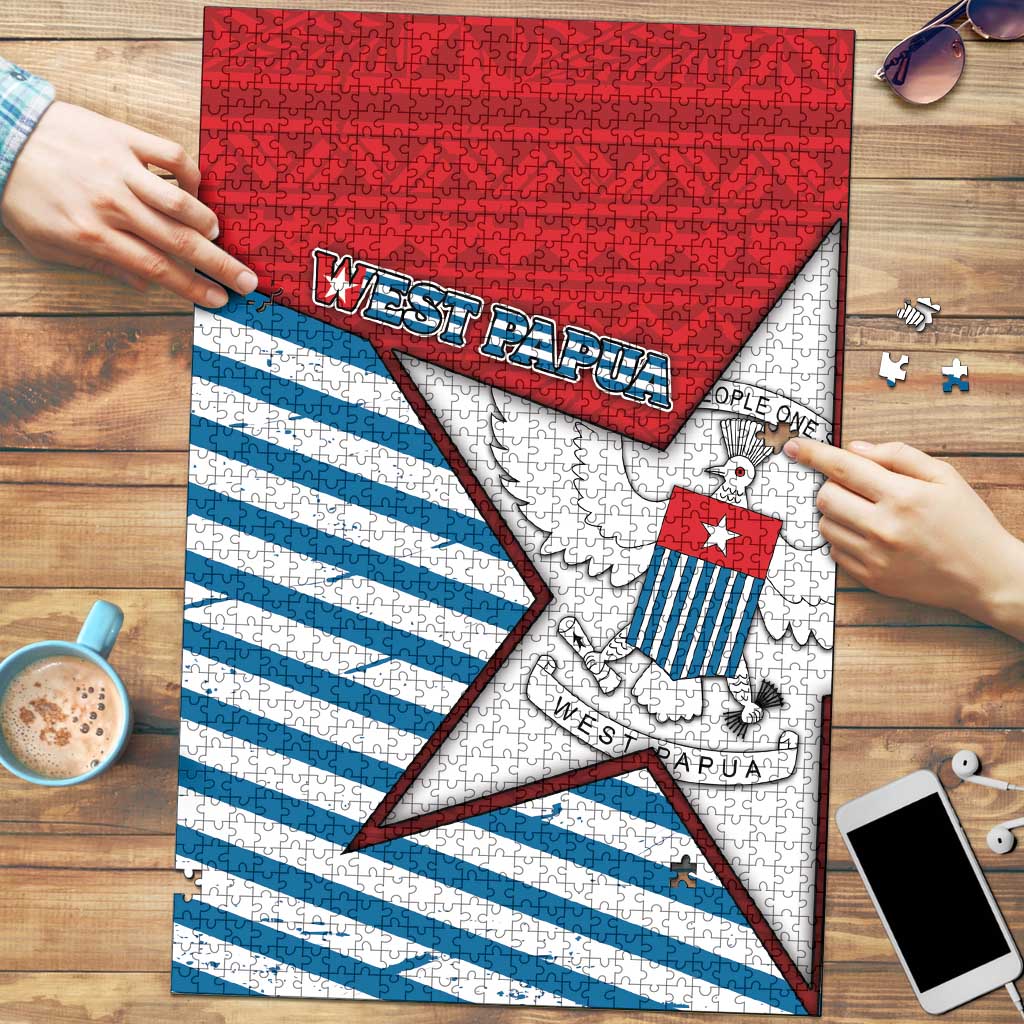 West Papua Morning Star Puzzle One People One Soul - Polynesian Pride