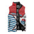 West Papua Morning Star Sleeveless Puffer Jacket One People One Soul - Polynesian Pride