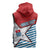 West Papua Morning Star Sleeveless Zip Hoodie One People One Soul - Polynesian Pride