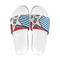 West Papua Morning Star Slide Sandals One People One Soul - Polynesian Pride
