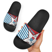 West Papua Morning Star Slide Sandals One People One Soul - Polynesian Pride