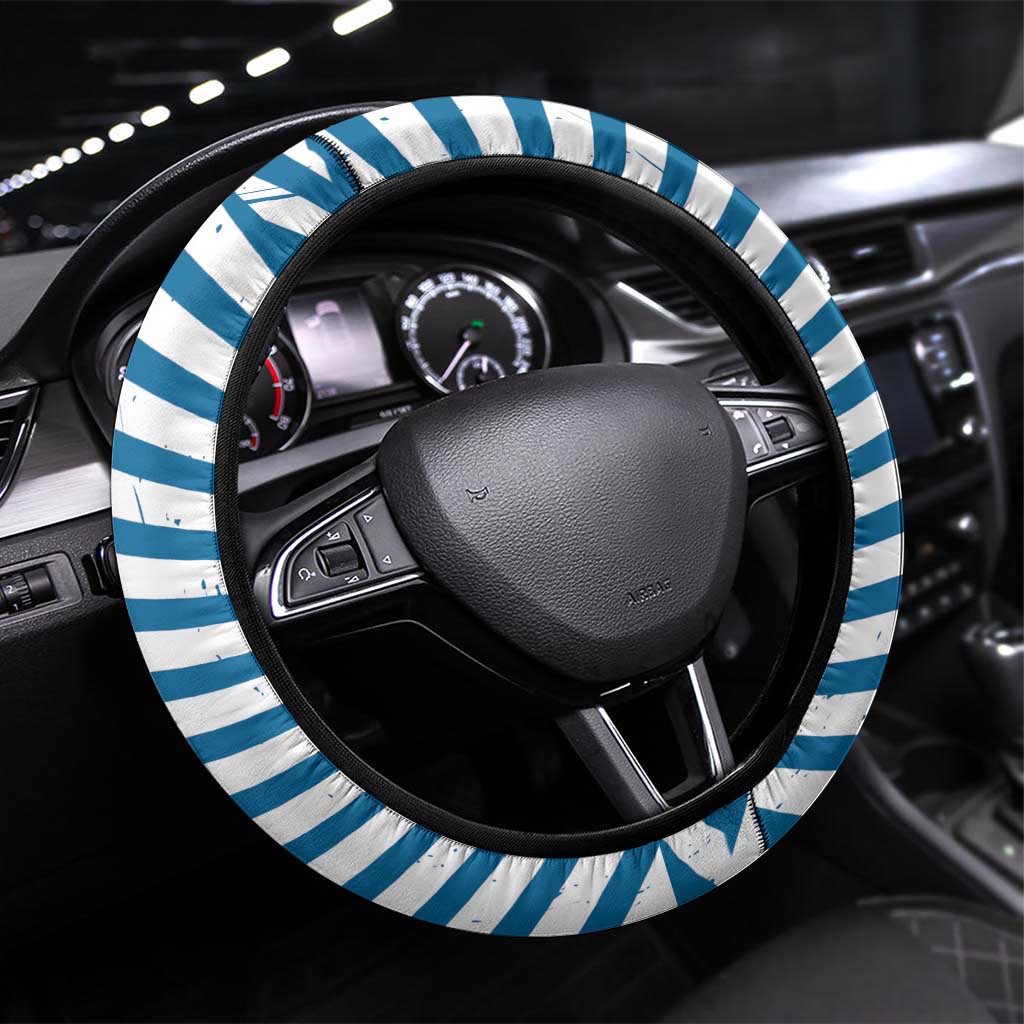 West Papua Morning Star Steering Wheel Cover One People One Soul - Polynesian Pride
