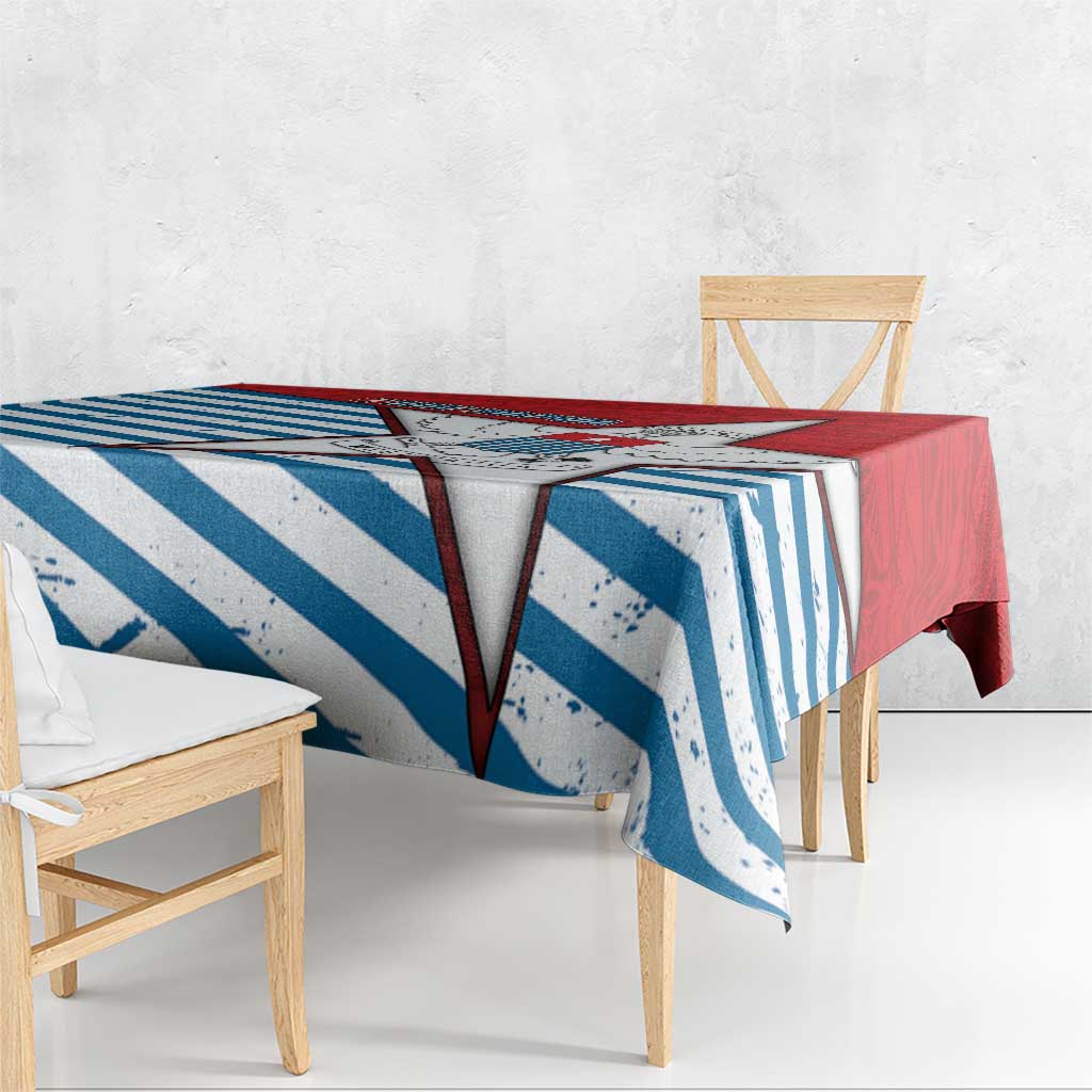 West Papua Morning Star Tablecloth One People One Soul - Polynesian Pride