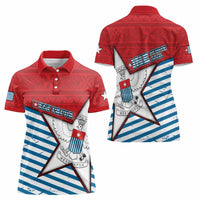 West Papua Morning Star Women Polo Shirt One People One Soul - Polynesian Pride