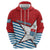 West Papua Morning Star Zip Hoodie One People One Soul - Polynesian Pride