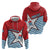 West Papua Morning Star Zip Hoodie One People One Soul - Polynesian Pride