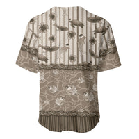 Hawaii Christmas In July Baseball Jersey Beige Mele Kalikimaka Sea Animals DT05 - Polynesian Pride