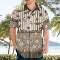 Hawaii Christmas In July Hawaiian Shirt Beige Mele Kalikimaka Sea Animals