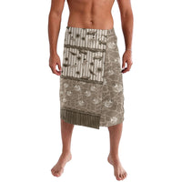 Hawaii Christmas In July Lavalava Beige Mele Kalikimaka Sea Animals DT05 Beige - Polynesian Pride