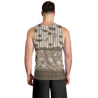 Hawaii Christmas In July Men Tank Top Beige Mele Kalikimaka Sea Animals DT05 - Polynesian Pride