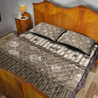 Hawaii Christmas In July Quilt Bed Set Beige Mele Kalikimaka Sea Animals DT05 - Polynesian Pride