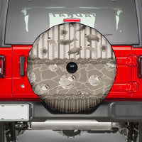 Hawaii Christmas In July Spare Tire Cover Beige Mele Kalikimaka Sea Animals DT05 - Polynesian Pride