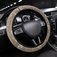 Hawaii Christmas In July Steering Wheel Cover Beige Mele Kalikimaka Sea Animals