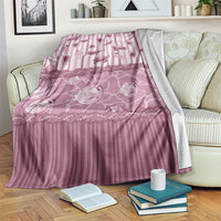 Hawaii Christmas In July Blanket Dusty Pink Mele Kalikimaka Sea Animals DT05 Pink - Polynesian Pride
