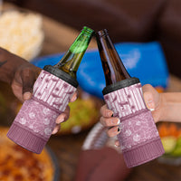Hawaii Christmas In July 4 in 1 Can Cooler Tumbler Dusty Pink Mele Kalikimaka Sea Animals DT05 - Polynesian Pride