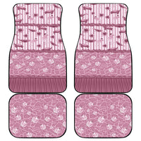 Hawaii Christmas In July Car Mats Dusty Pink Mele Kalikimaka Sea Animals DT05 - Polynesian Pride