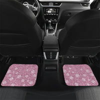 Hawaii Christmas In July Car Mats Dusty Pink Mele Kalikimaka Sea Animals DT05 Set 2pcs - Back Pink - Polynesian Pride