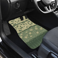 Hawaii Christmas In July Car Mats Olive Green Mele Kalikimaka Sea Animals DT05 - Polynesian Pride