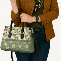 Hawaii Christmas In July Leather Bag Olive Green Mele Kalikimaka Sea Animals DT05 - Polynesian Pride