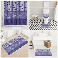 Hawaii Christmas In July Bathroom Set Amethyst Purple Mele Kalikimaka Sea Animals DT05 - Polynesian Pride