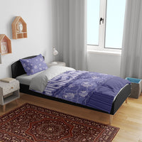 Hawaii Christmas In July Bedding Set Amethyst Purple Mele Kalikimaka Sea Animals DT05 - Polynesian Pride