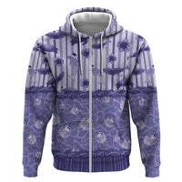 Hawaii Christmas In July Hoodie Amethyst Purple Mele Kalikimaka Sea Animals