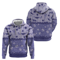Hawaii Christmas In July Hoodie Amethyst Purple Mele Kalikimaka Sea Animals
