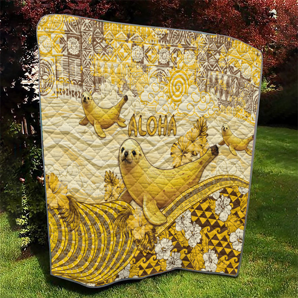 Hawaii Banana Seal Quilt Ilio Holo I Ka Uaua Aloha DT05 - Polynesian Pride