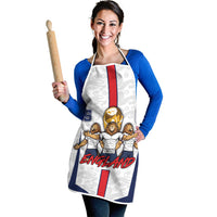 Custom England Football Apron Three Lions Trophy St George Cross