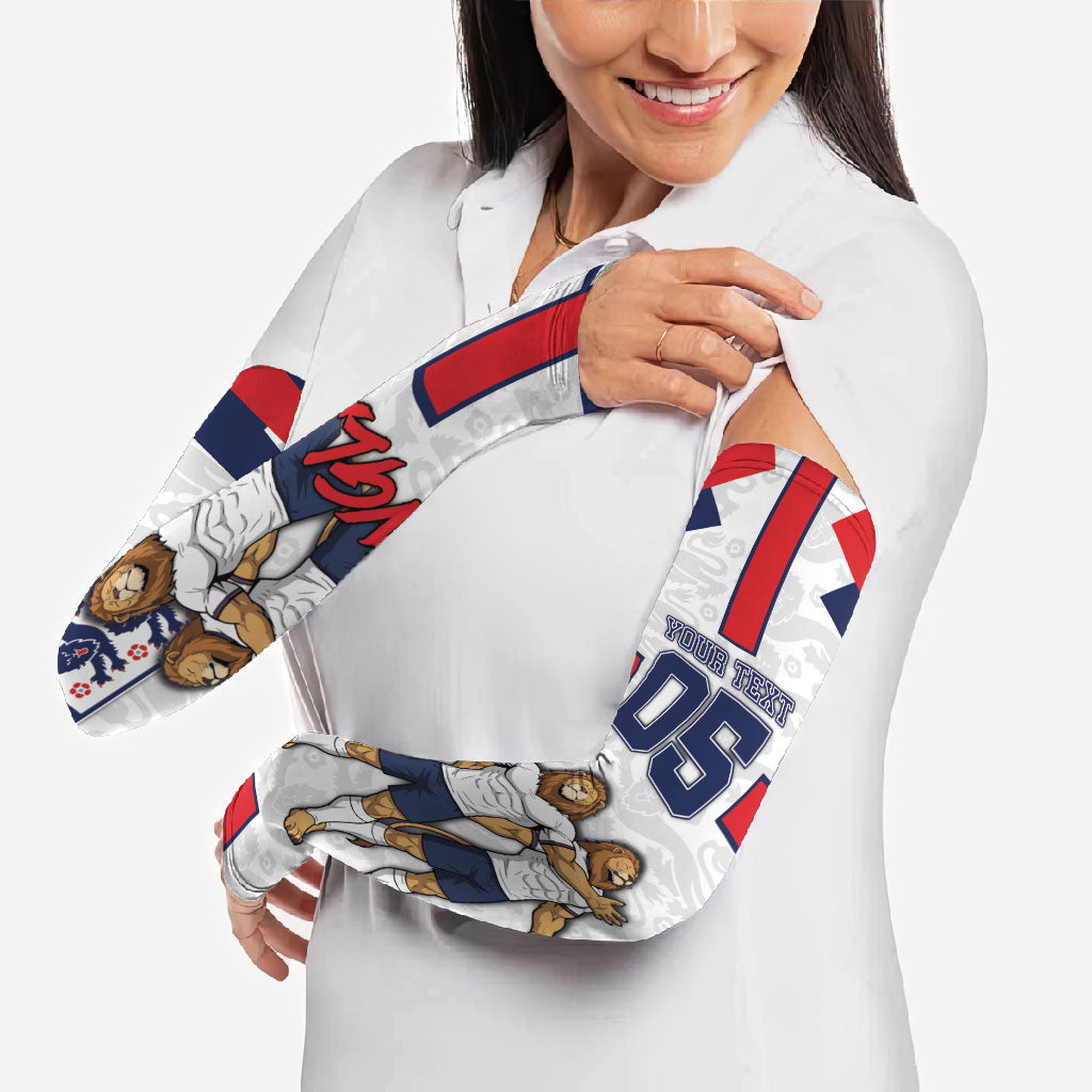 Custom England Football Arm Sleeves Three Lions Trophy St George Cross