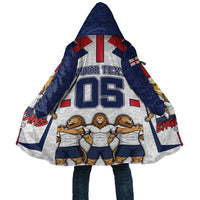 Custom England Football Cloak Three Lions Trophy St George Cross