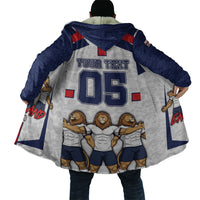Custom England Football Cloak Three Lions Trophy St George Cross