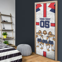 Custom England Football Door Cover Three Lions Trophy St George Cross